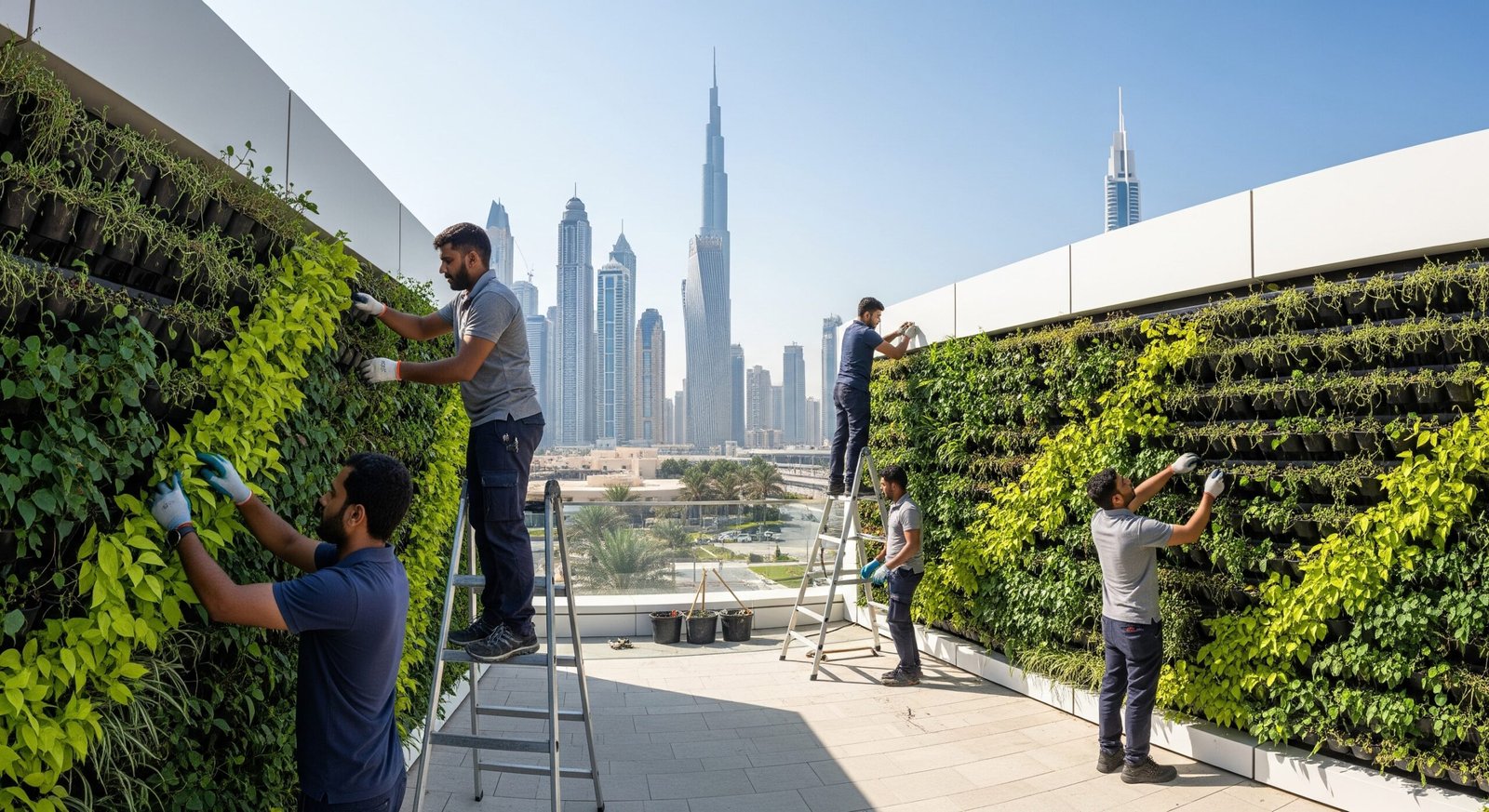 Certified Green Wall Contractors in Dubai