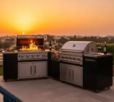 Sunset Flame Modular Kitchen Dubai