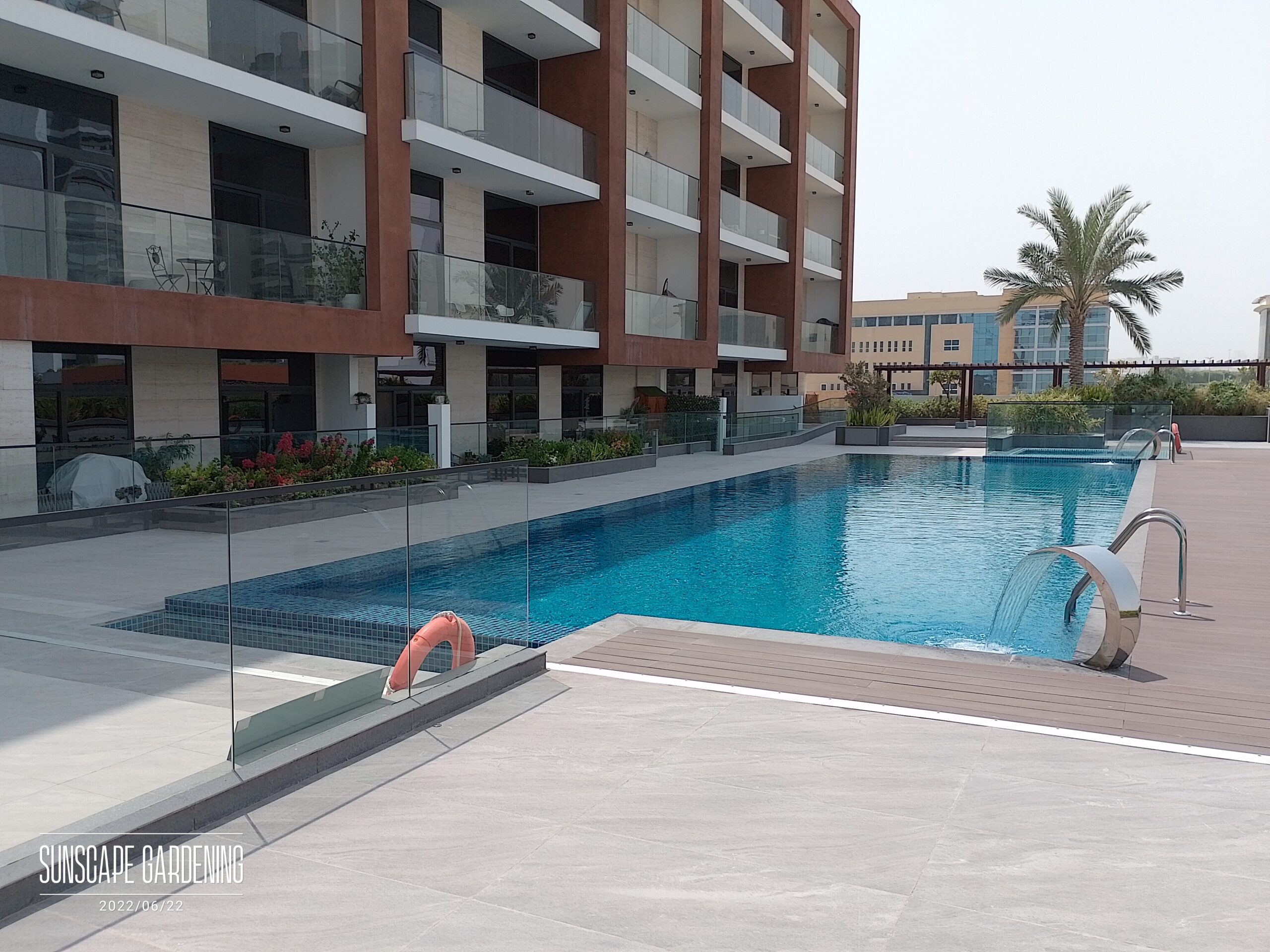 Garden Maintenance Cost Dubai villa pool and garden