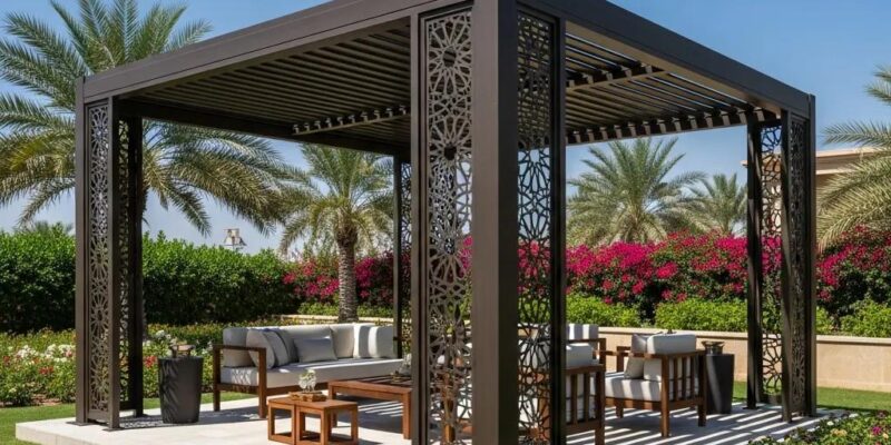 Pergola Design Dubai Villas